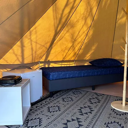 Glamping De Hof Eeden Campismo de Luxo